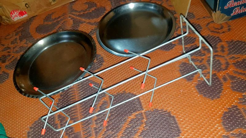 Steel Plate Stand pack of 3 comb