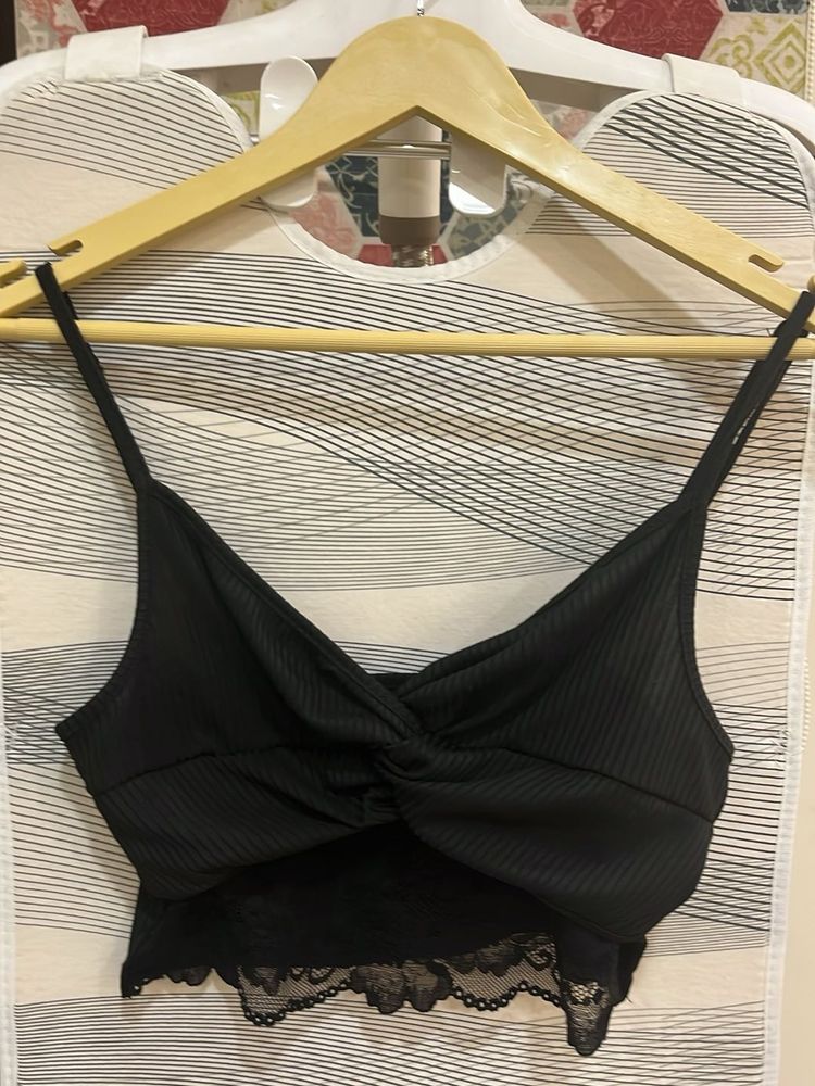 🖤 Black Shein Ribbed Cami Top  si