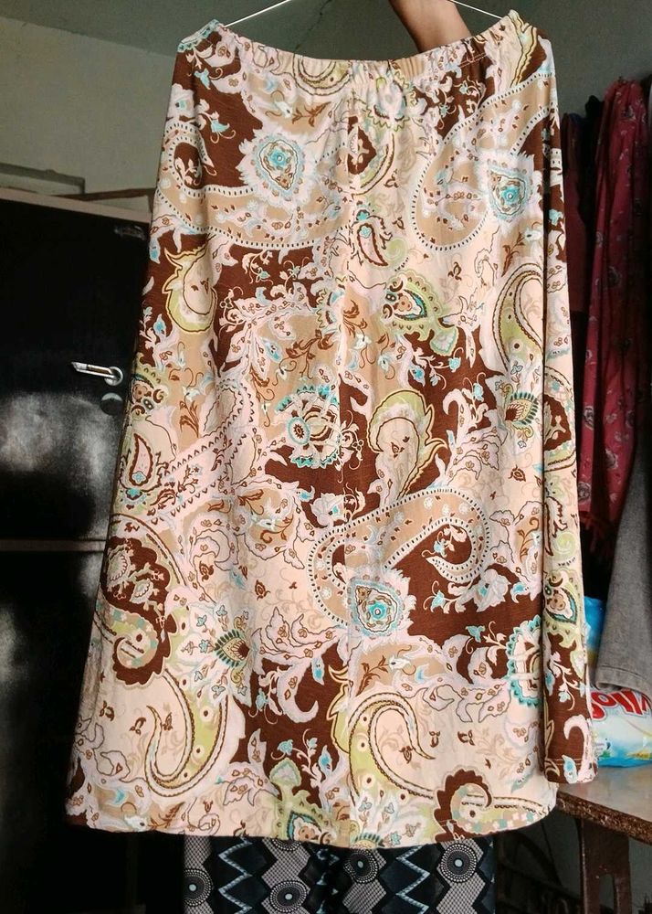 Printed Midi Skirt (you can drop ur prices)