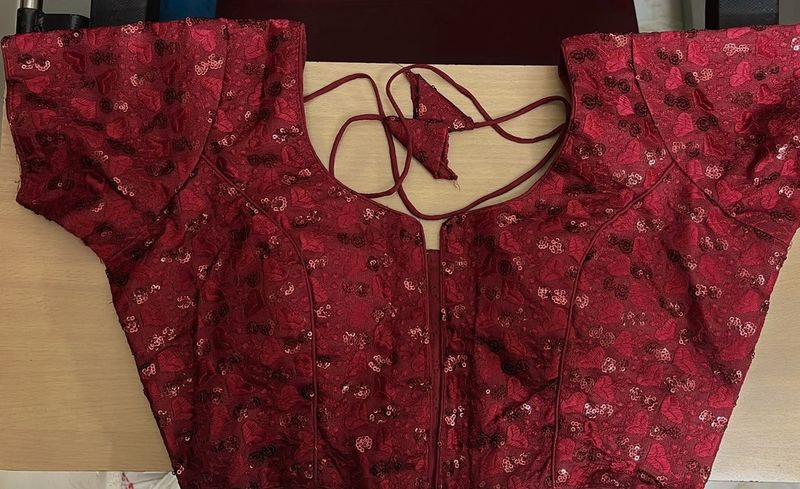 Embroidered Silk Blouse