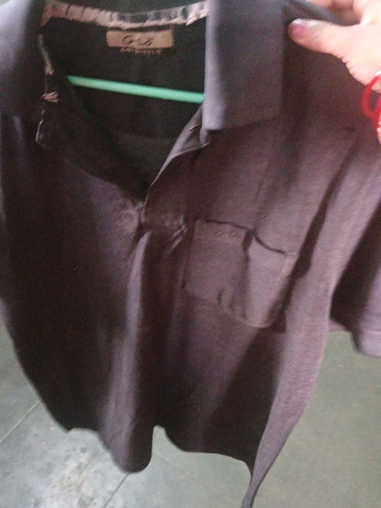 Men's Dark Grey Polo Shirt