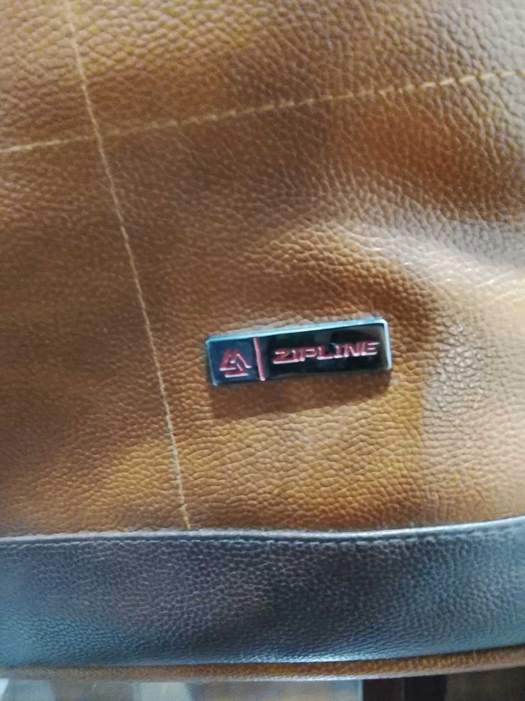 Zipline Brown Shoulder Bag