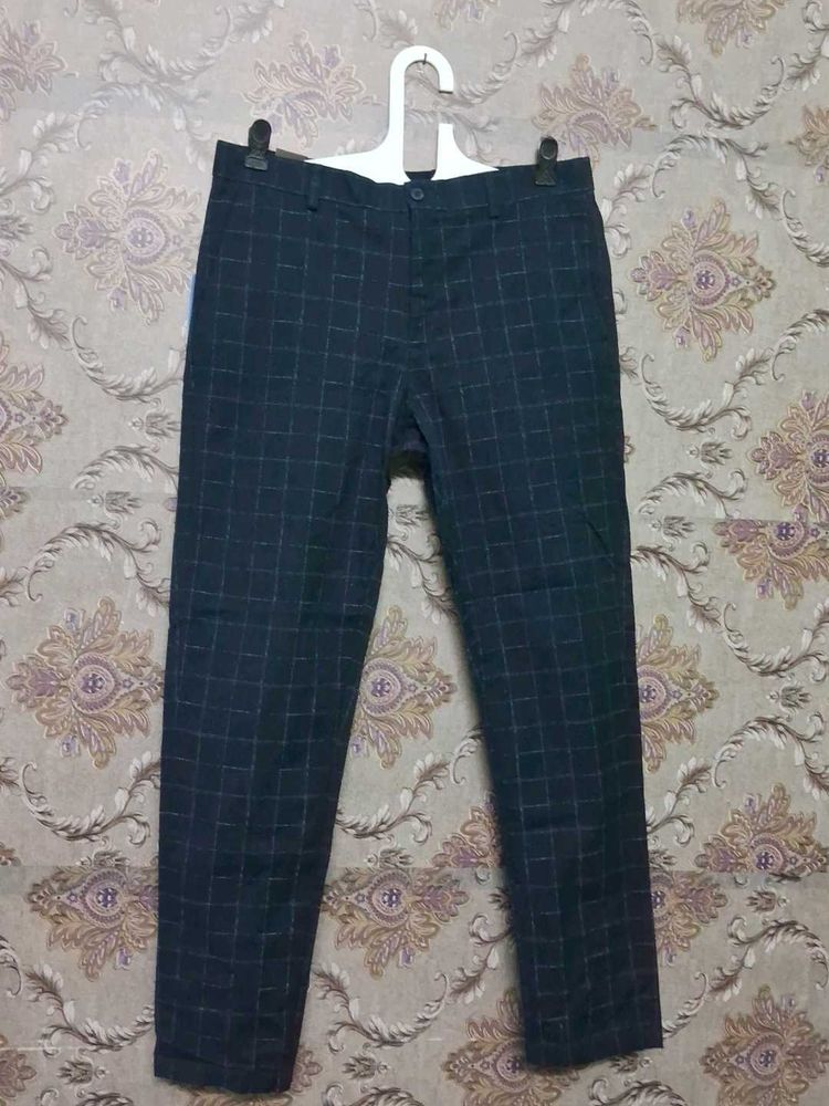 Men's Checked Trousers