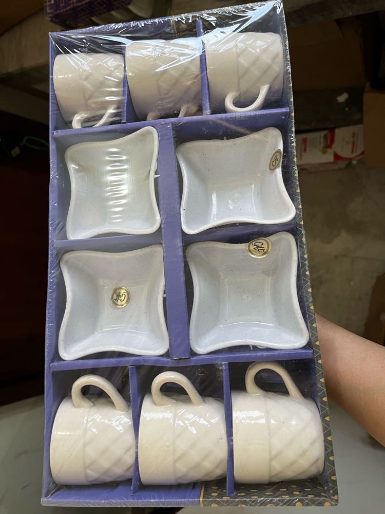 New White Cup &amp; Bowl Gift Set