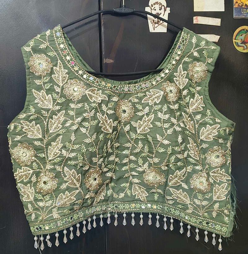 Green 💚shrug indo wester dress top plazzo party