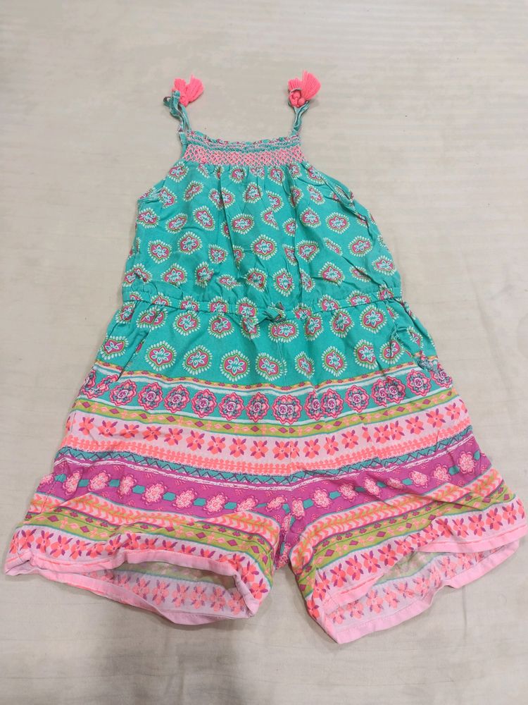 Girls' Colorful Romper