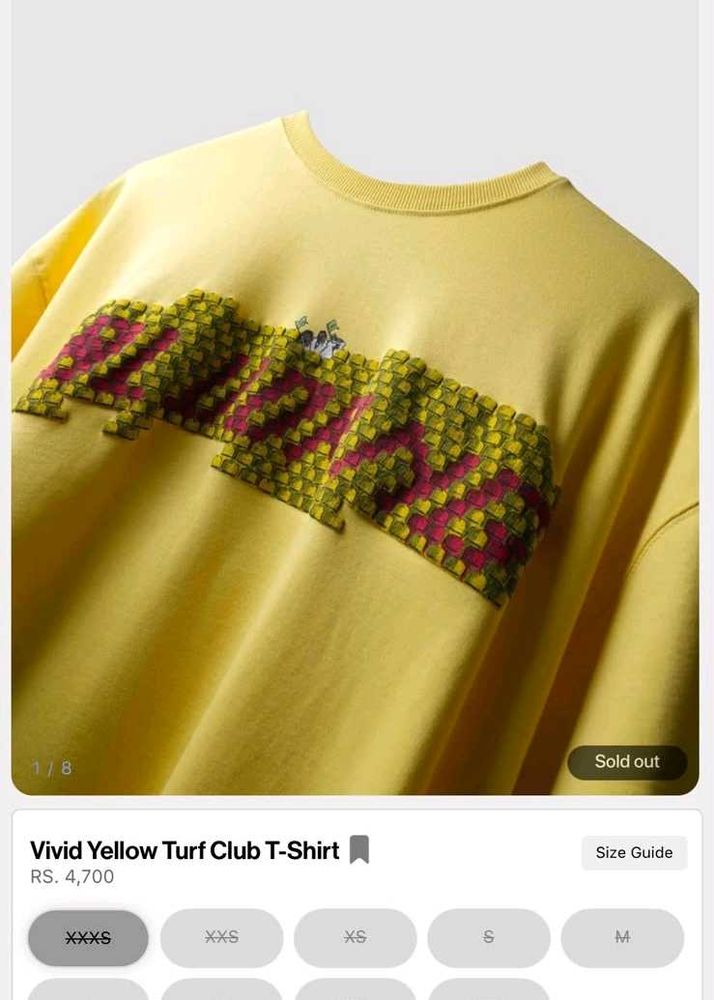 oversized bluorng yellow graphic print t shirt