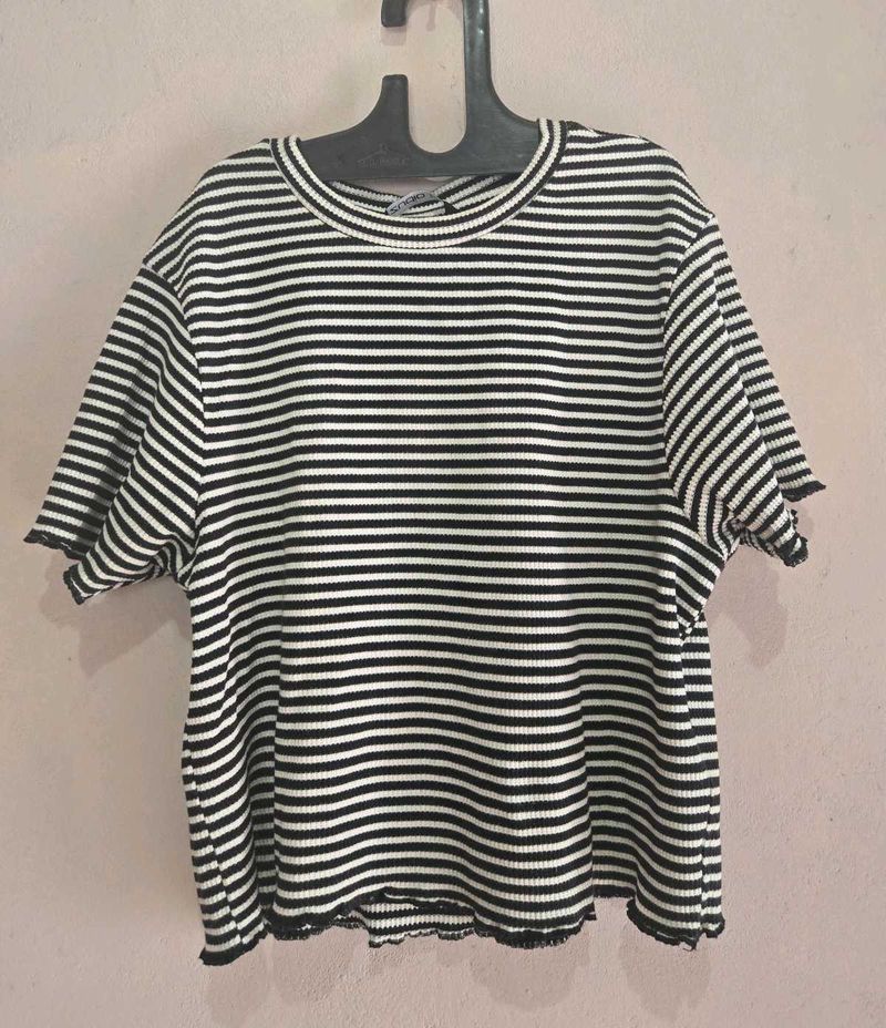 Striped Black and White T-Shirt