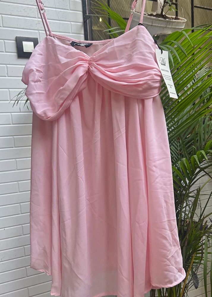 Baby Pink Faerie Mini Dress