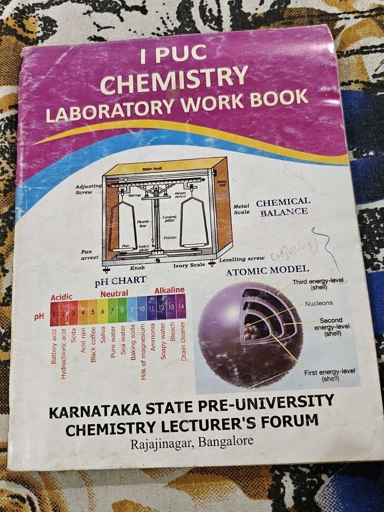 I PUC Chemistry Laboratory Work Book