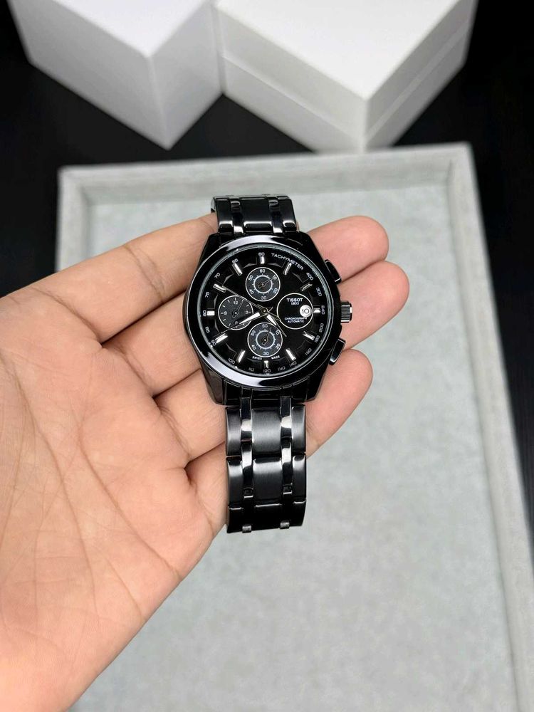 TISSOT Black Chronograph Watch