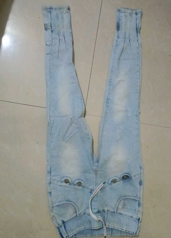 Light Wash Denim Jeans