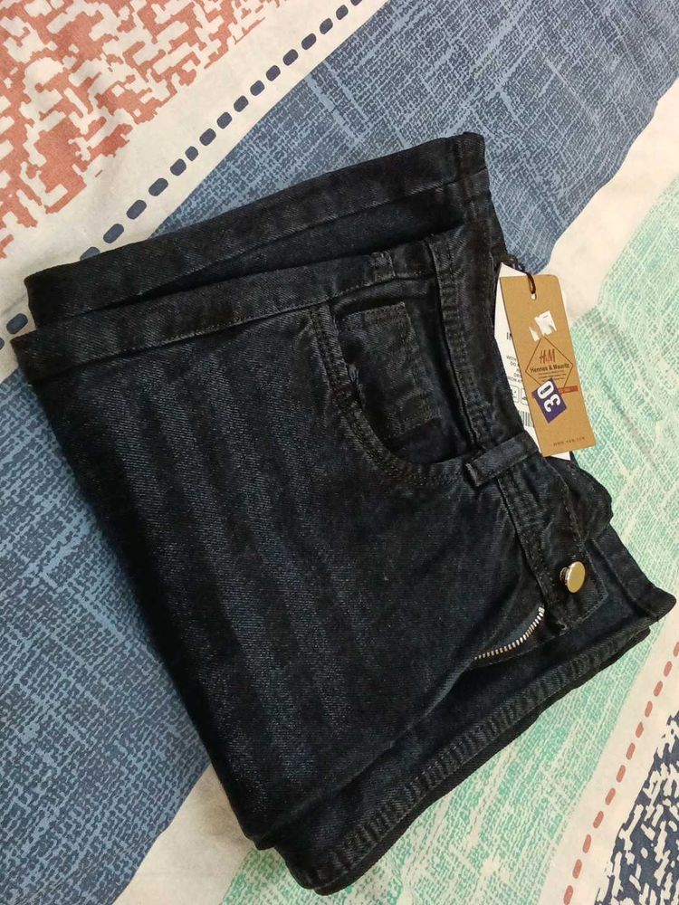 beautiful...💐denim black boyfriend/wide leg jeans