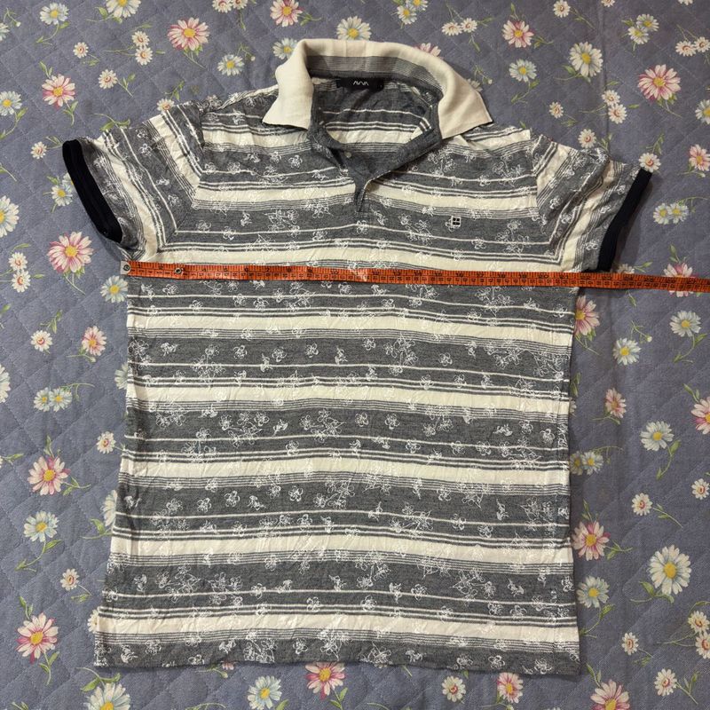 Men's Striped Polo T-Shirt