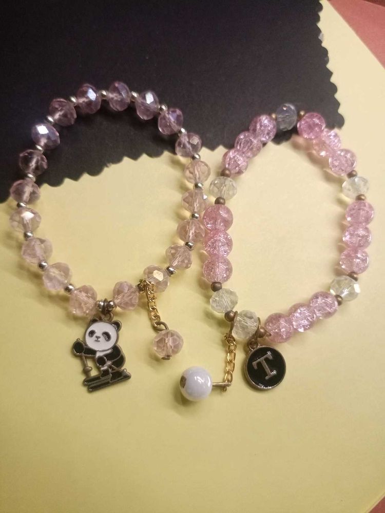 Cute Beaded Bracelets with Charms