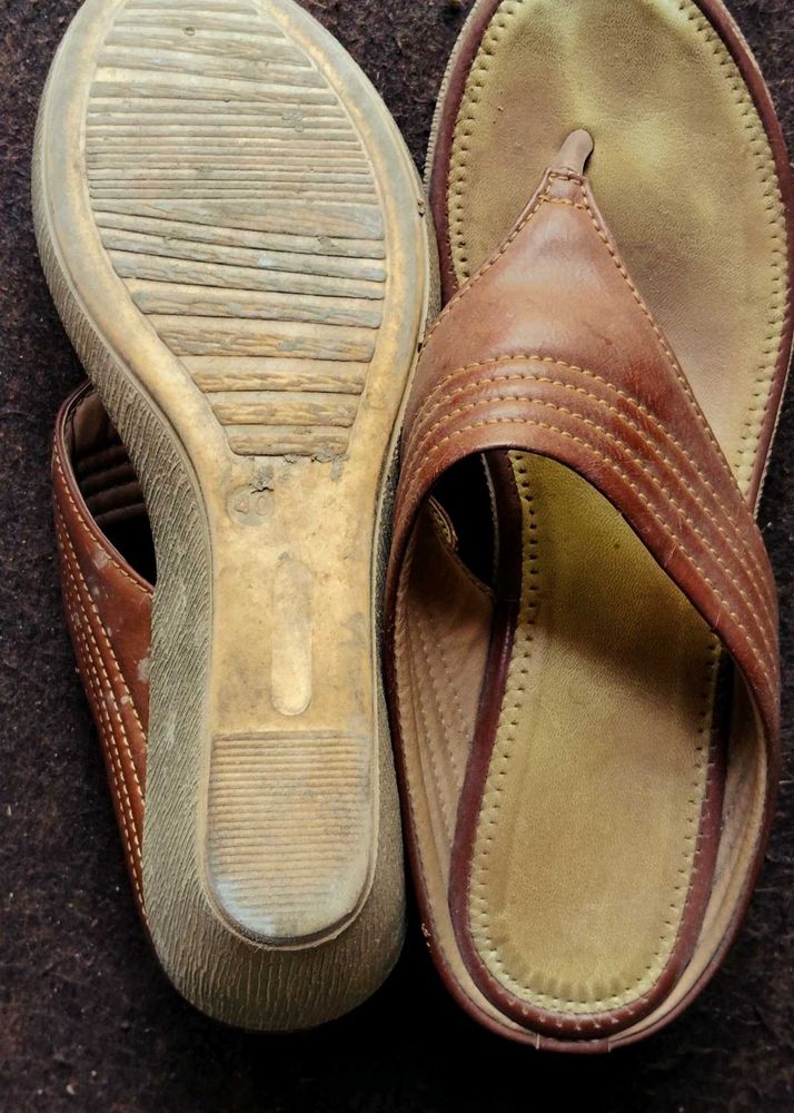 Brown Wedge Sandals