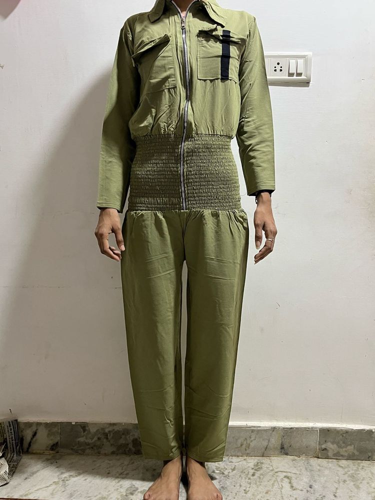 Olive Green Jumpsuit