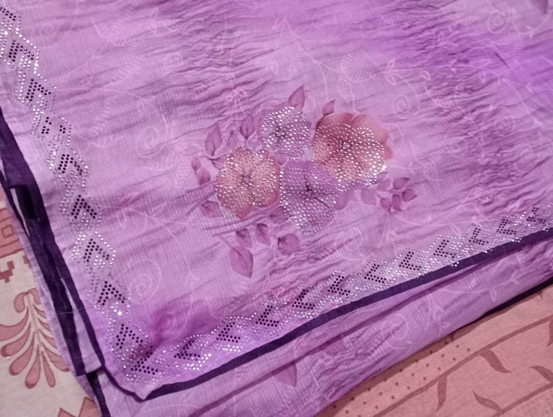 Floral Saree with blouse peace