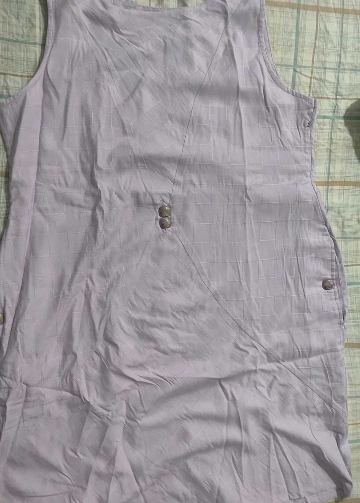 Purple one piece with Button Detail