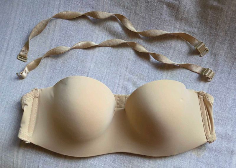 Strapless Bra with Detachable Straps