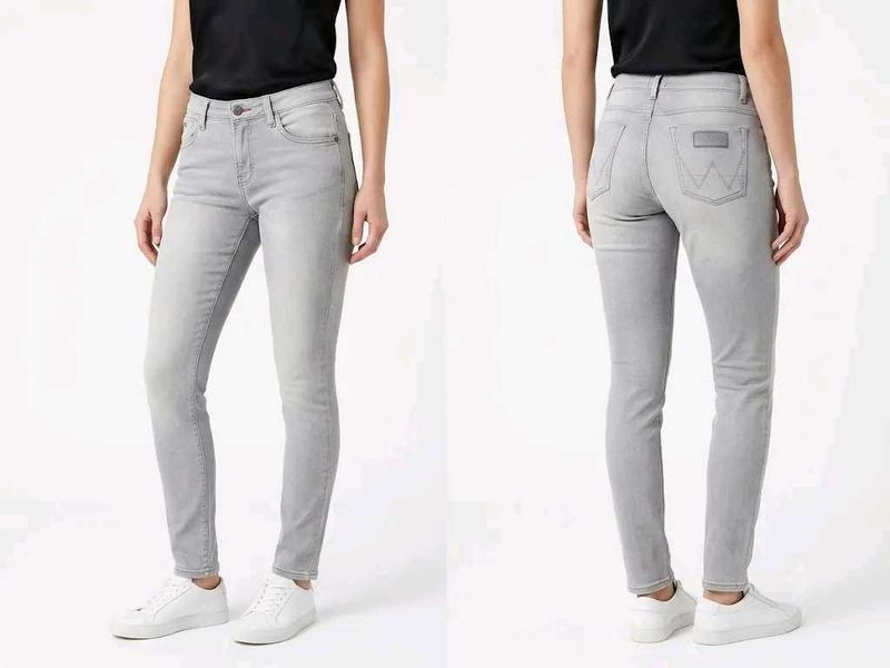 Wrangler Grey Skinny Jeans