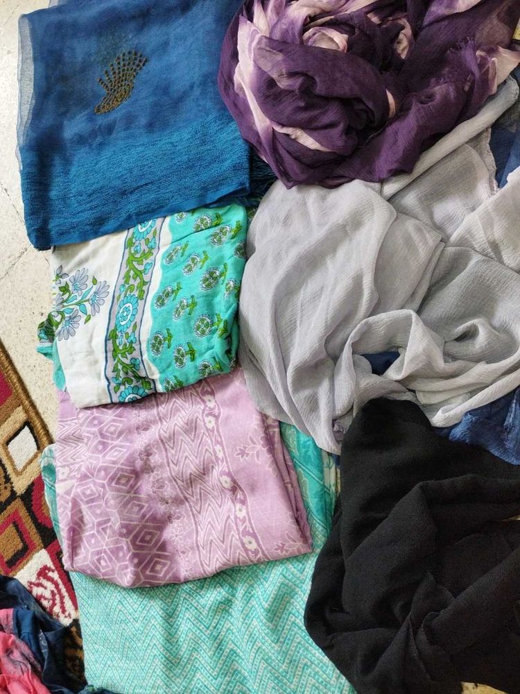 Assorted Dupattas - Vibrant Prints &amp; Colors