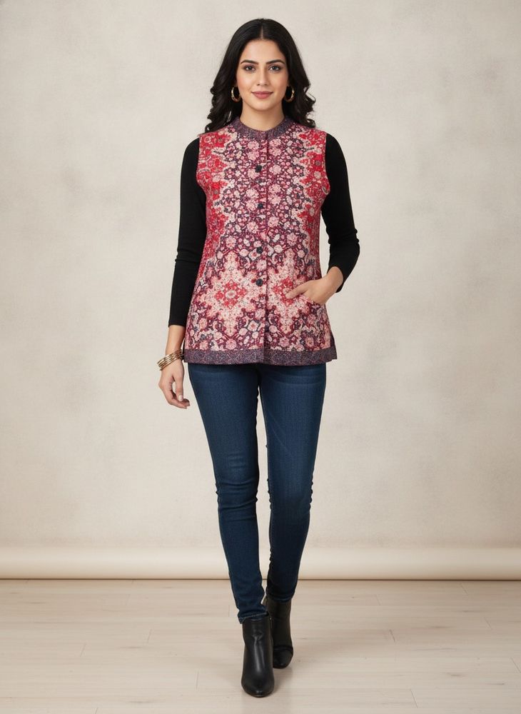 New Floral Print Jacket For Women