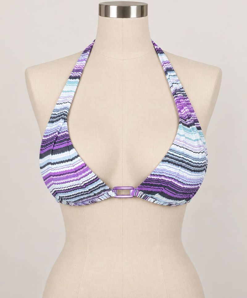 Striped Bikini Top