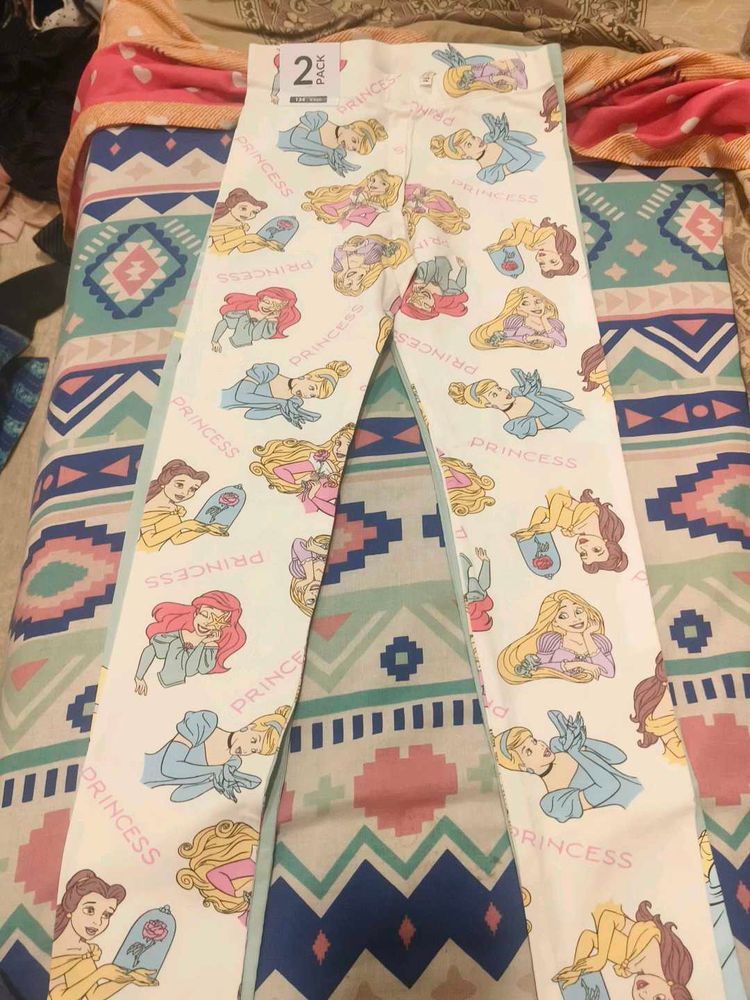 2 Pack Princess Leggings - Girls