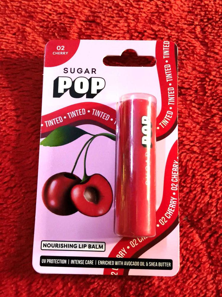 Sugar Pop Tinted Nourishing Lip Balm - Cherry