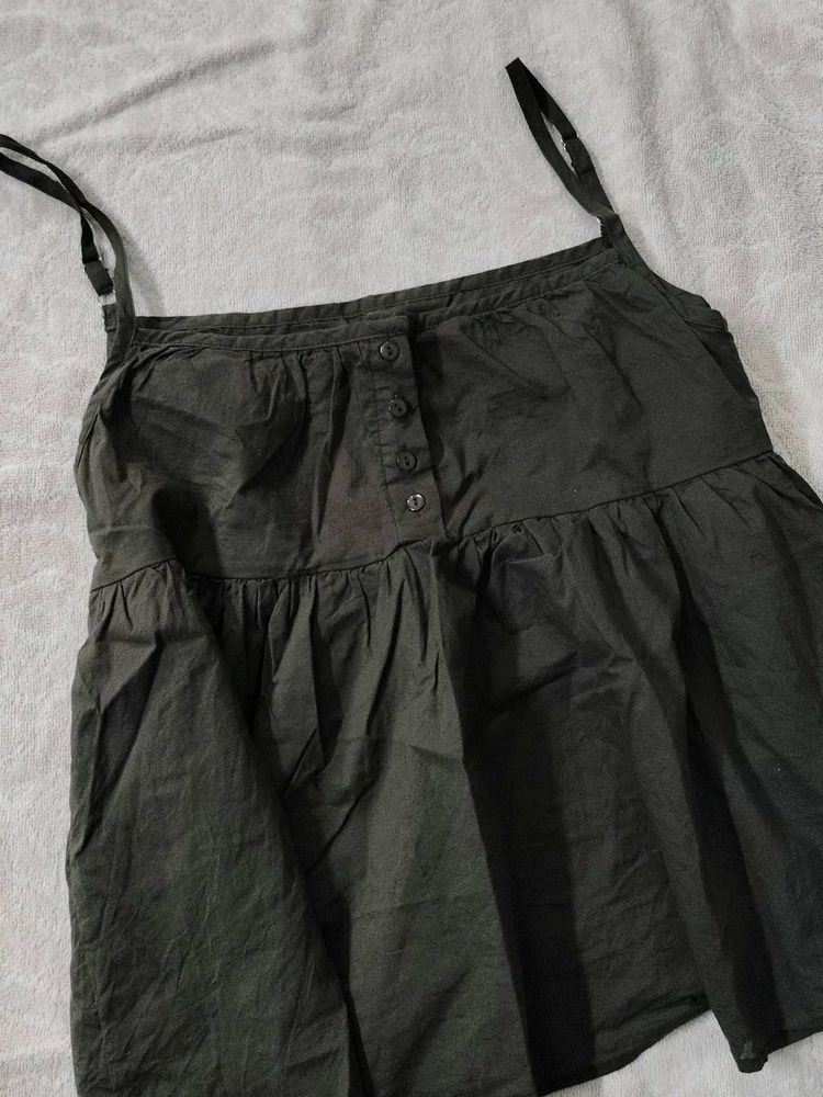 Flowy Dark Green Cami Top