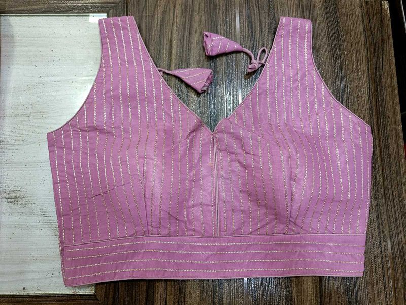 Beautiful Pink Striped Blouse