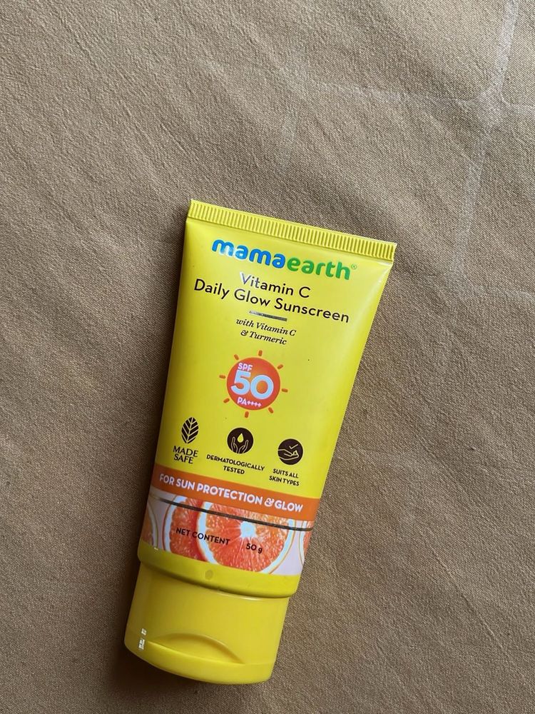 Mamaearth Vitamin C Daily Glow Sunscreen SPF 50
