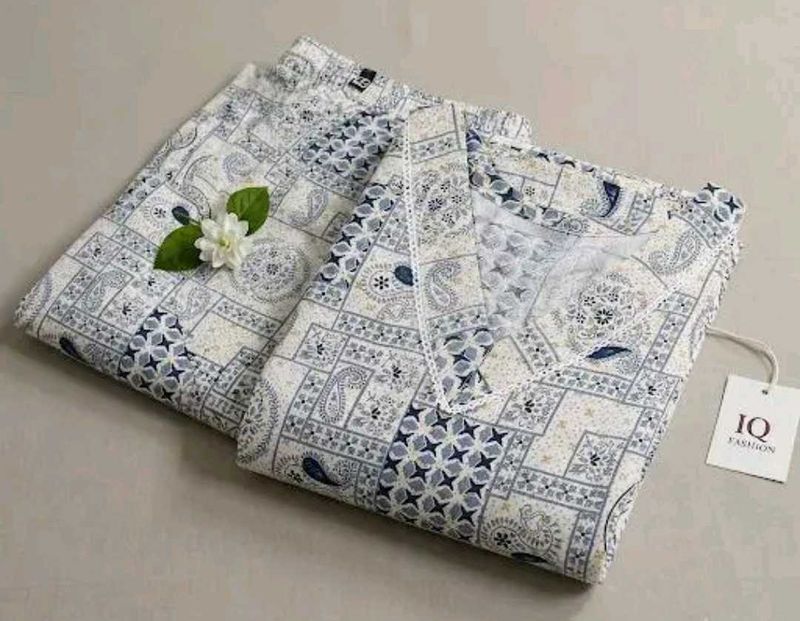 New Elegant Printed Kurta Set