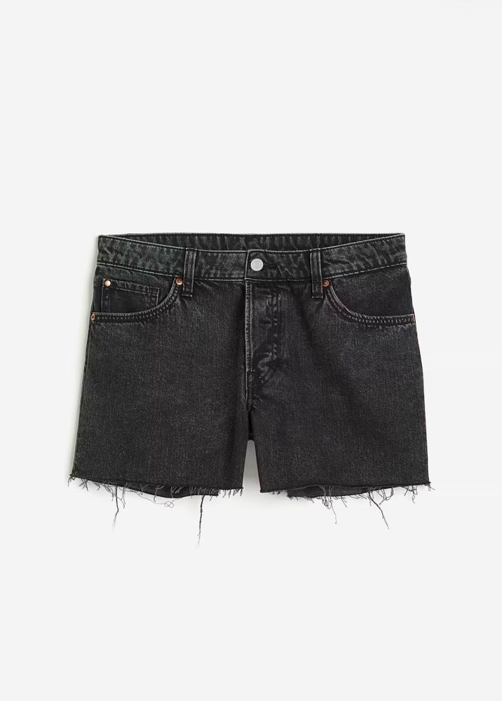 H&amp;M Black Denim Shorts