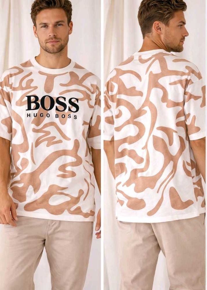 HUGO BOSS T-Shirt - Abstract Print