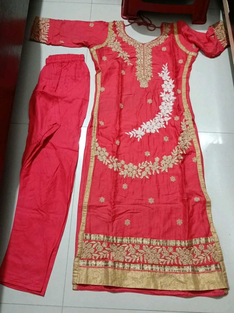 Elegant Embroidered Kurta Set
