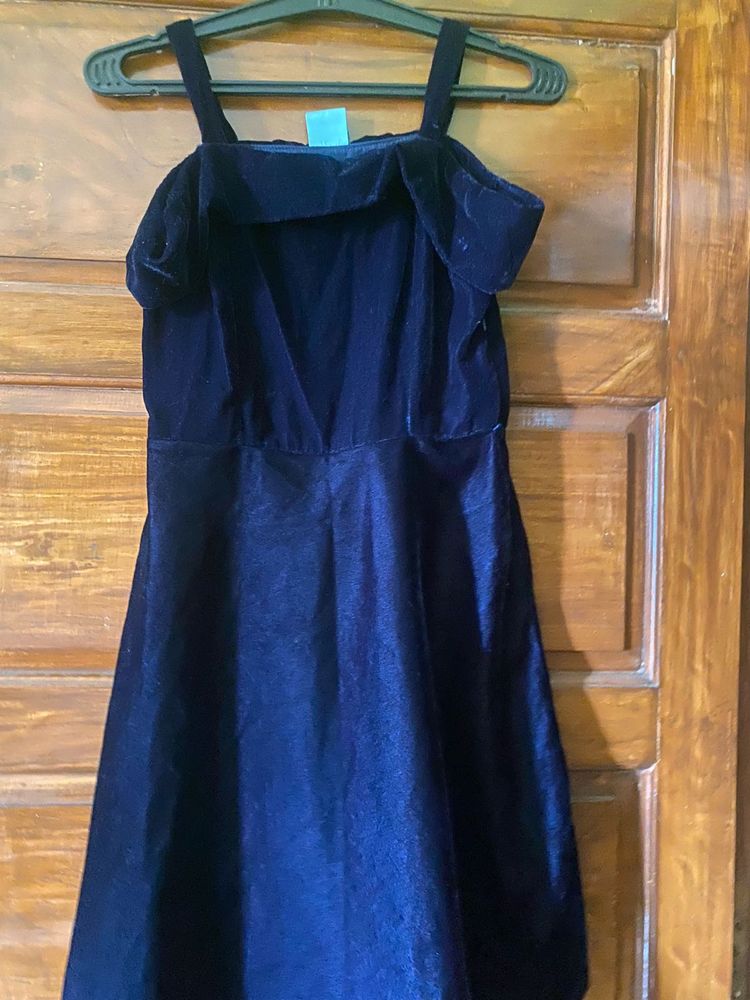 Barbie velvet mini dress