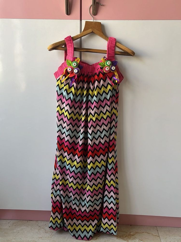 Cute Girls Colorful Dress