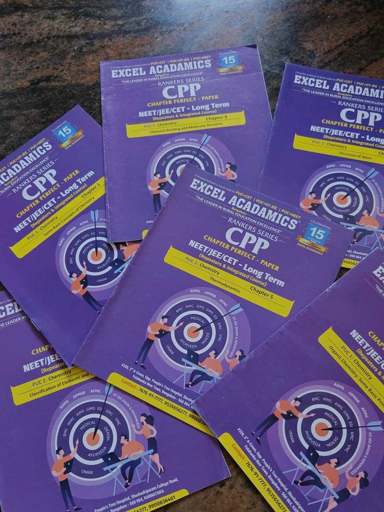 Excel Acadamics CPP NEET/JEE/CET Study Material
