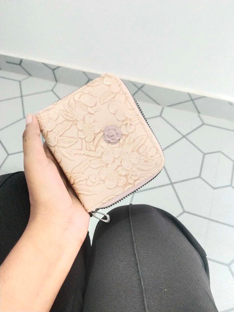 Elegant Floral Embossed Wallet