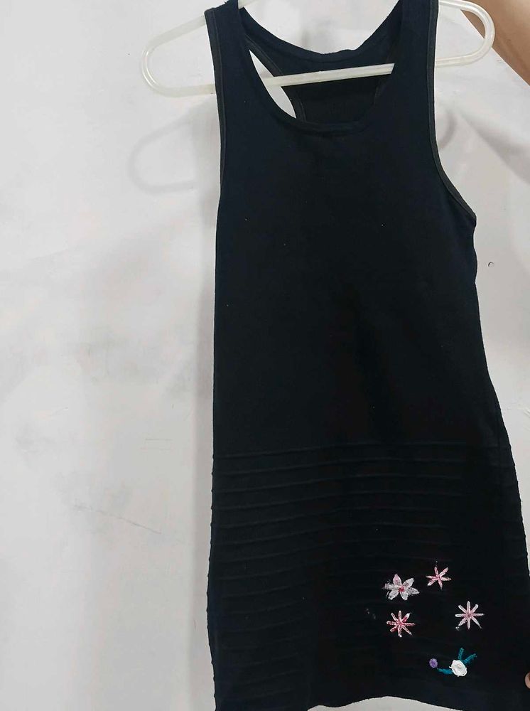 Black Floral Dress