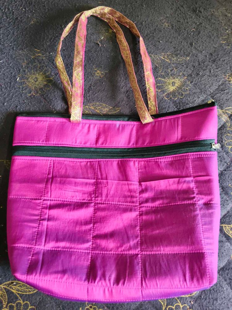 Pink Tote Bag