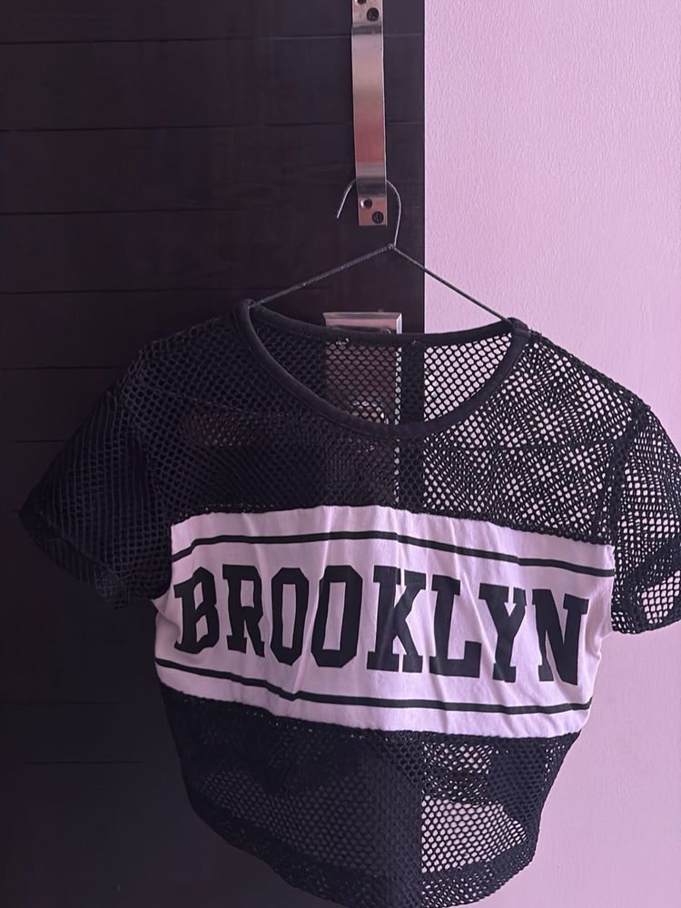 Brooklyn Mesh Crop Top