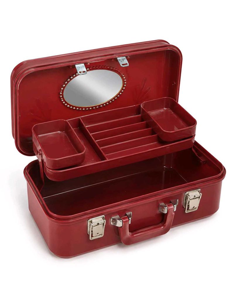 Vintage Style Jewelry &amp; Makeup Case