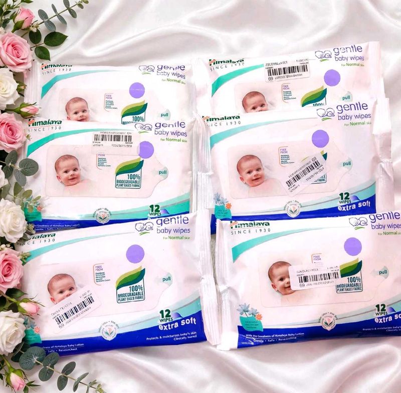 Himalaya Gentle Baby Wipes Bundle 6