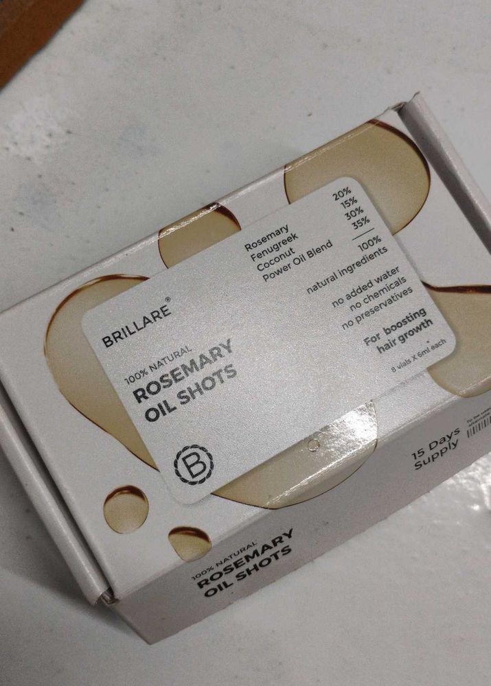 Brillare Rosemary Oil Shots