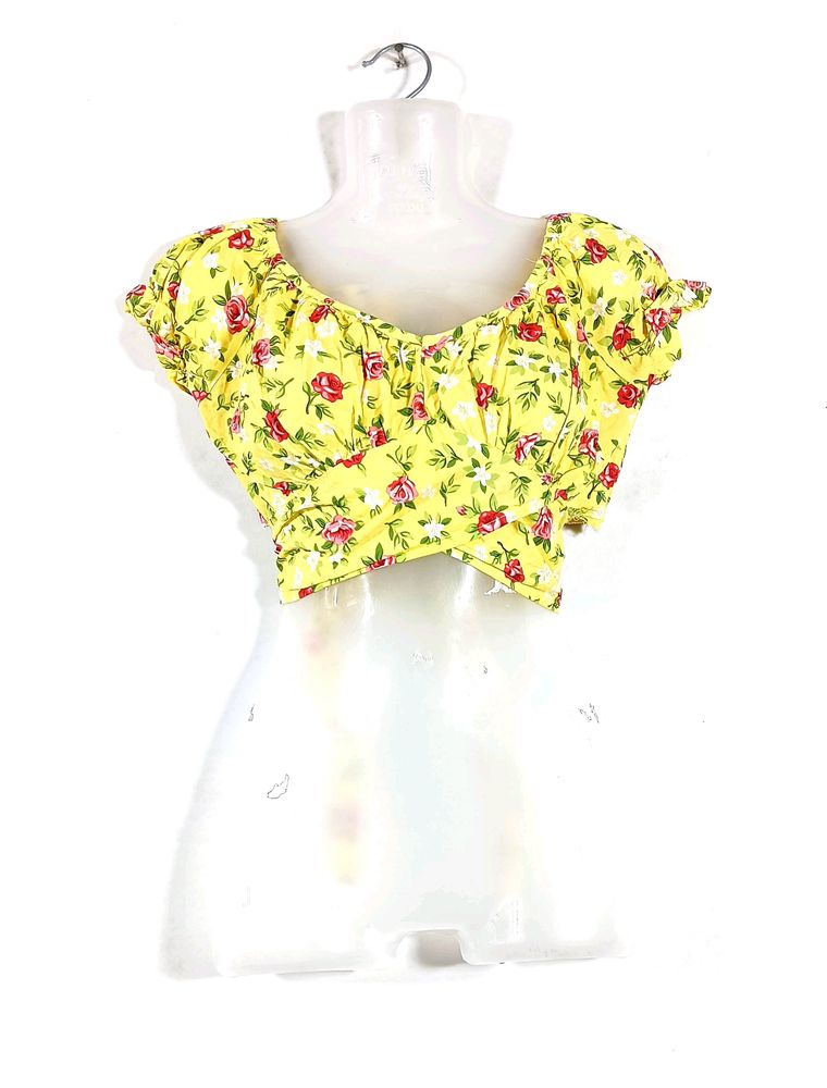 Yellow Floral Top (Women)