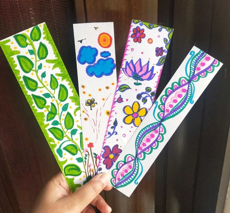 Hand drawn Bookmarks🌷☁️