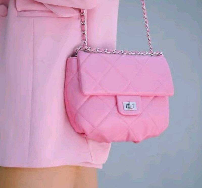 forever 21 pink polyester handbag